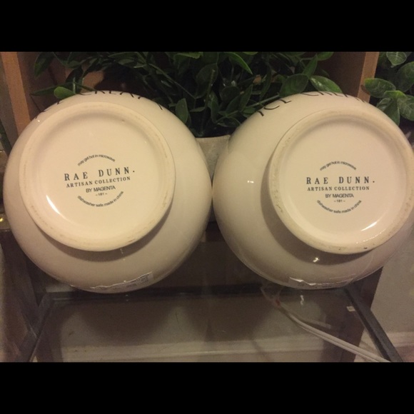 BNWT! Rae Dunn “Ice Cream” Bowl Set - Picture 5 of 7